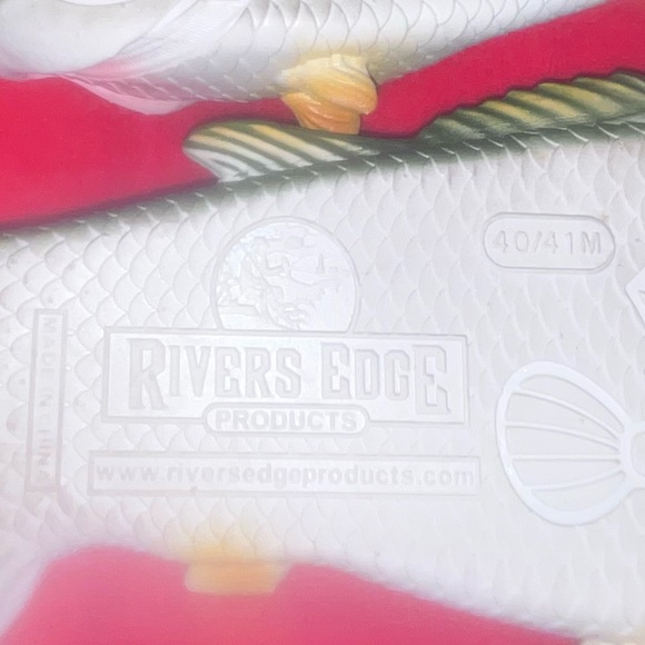 Rivers Edge bass slides sandals unisex size M - Picture 5 of 7